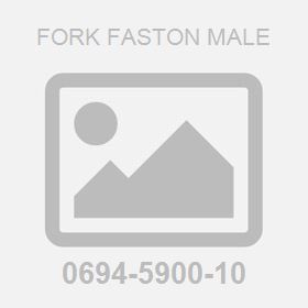 Fork Faston Male